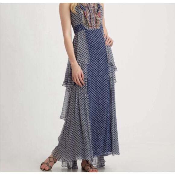 Nanette Lepore size 2 silk Milonga maxi dress worn by tv stars - Picture 4 of 10